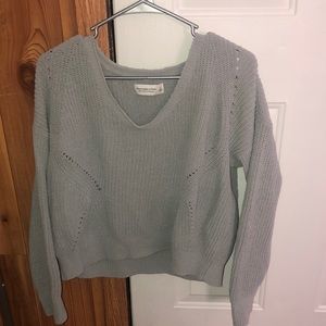 Gray/sage sweater